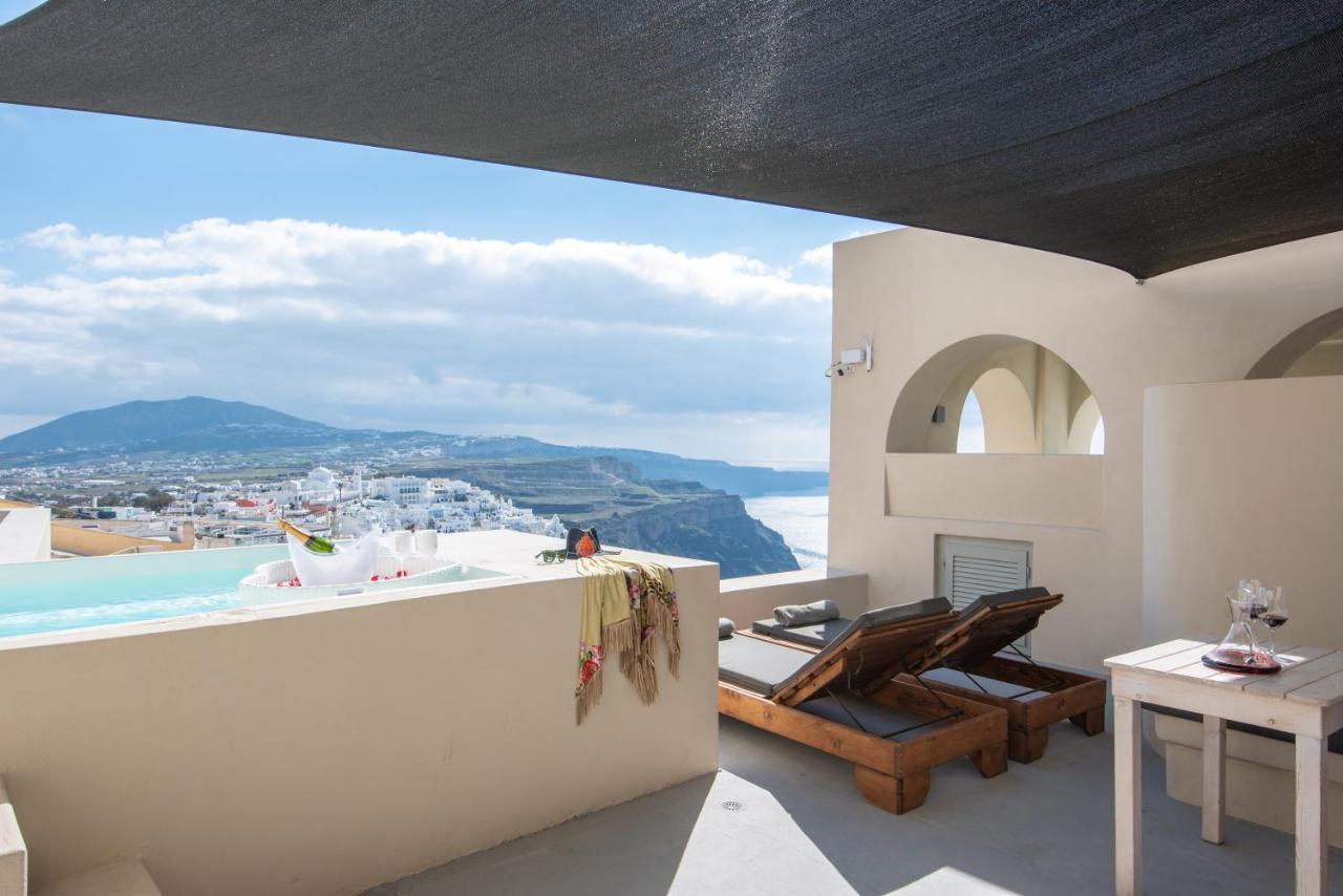 Caldera Cliff Illusion Aparthotel Fira  Exterior photo