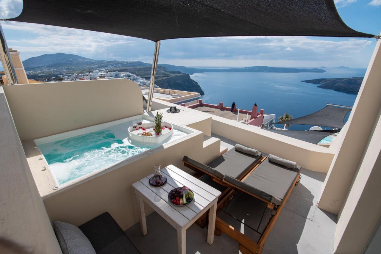 Caldera Cliff Illusion Aparthotel Fira  Exterior photo